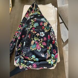 Vera Bradley Essential Sling Backpack Wild Flowers
